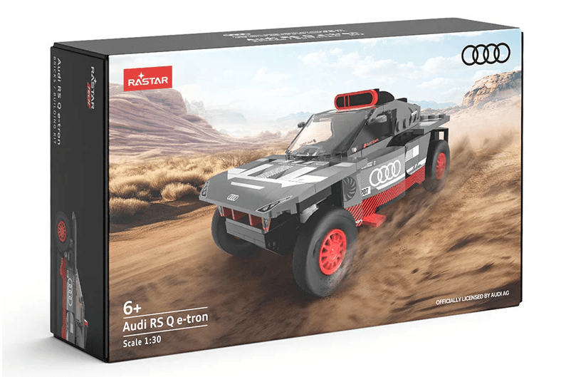 RASTAR 1:30 surenkamas automodelis, konstruktorius Audi RS Q e-tron Dakar