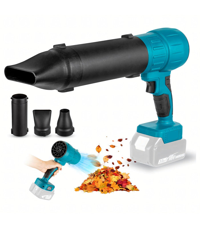 Akumuliatorinis pūstuvas 21V 400w su adapteriu ir 2 akumuliatoriais