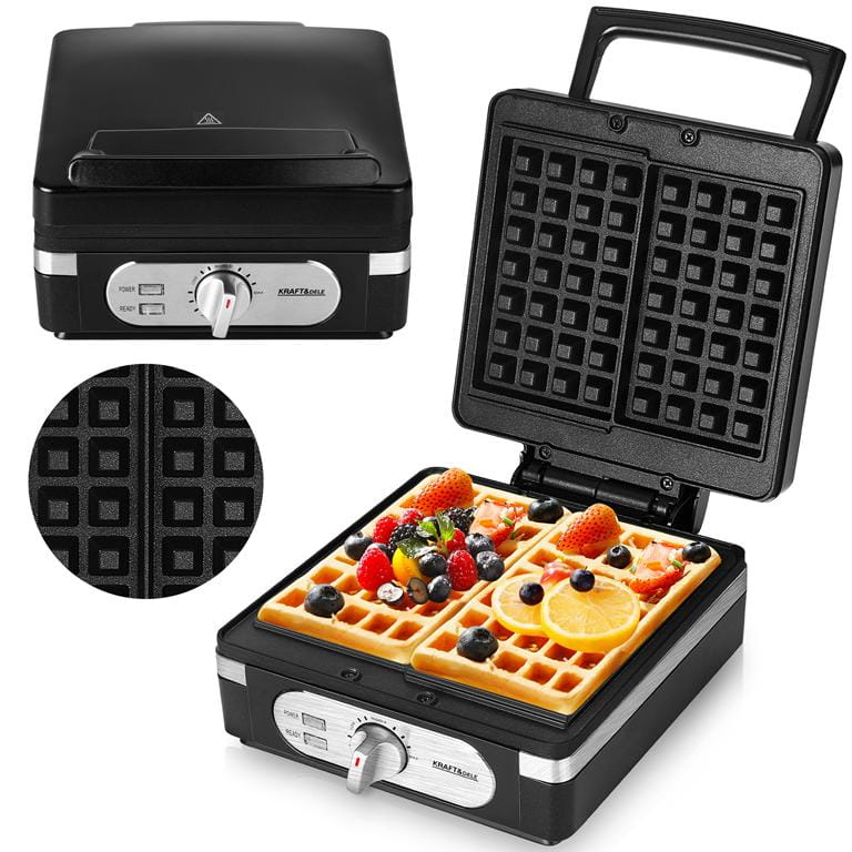 Vaflių keptuvė - vaflinė 2000W KRAFT&DELE KD4100