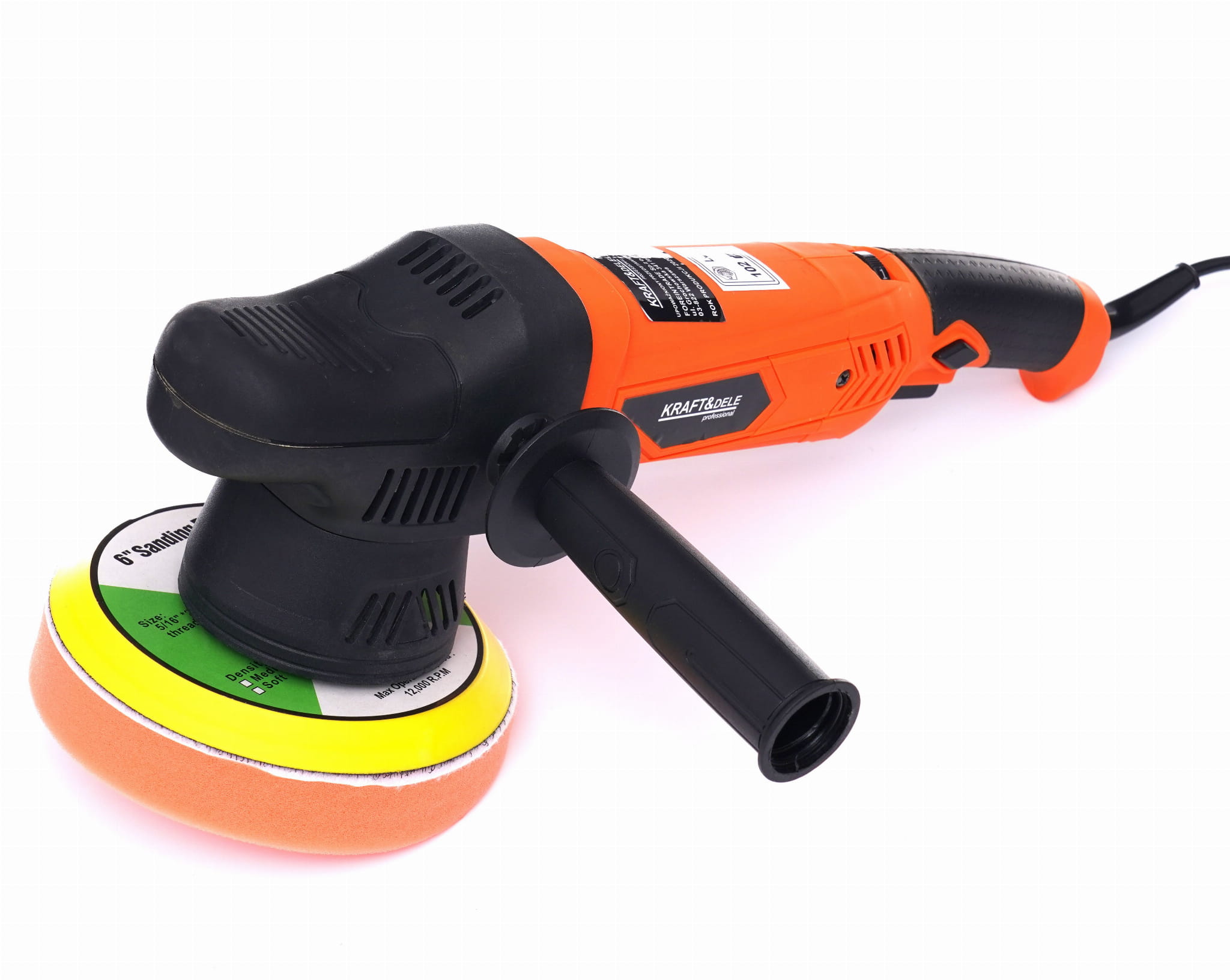 Orbitinė poliravimo mašinėlė 150mm 1500W KRAFT&DELE KD3025