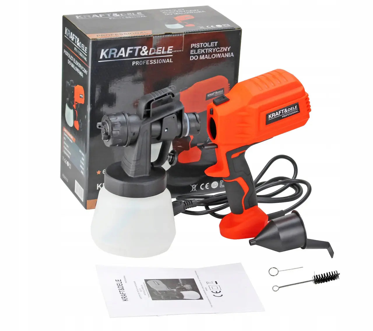 Elektrinis dažų purkštuvas Kraft&Dele KD2119, 650 W.