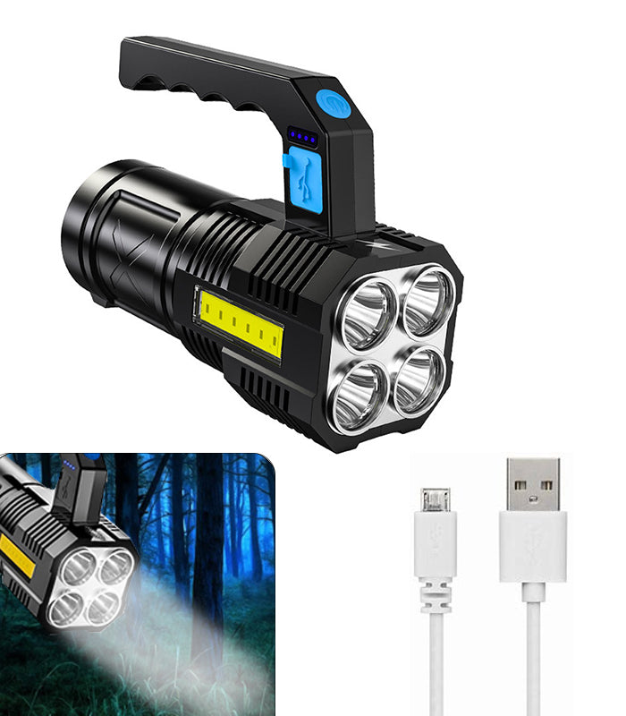 Įkraunamas rankinis LED prožektorius