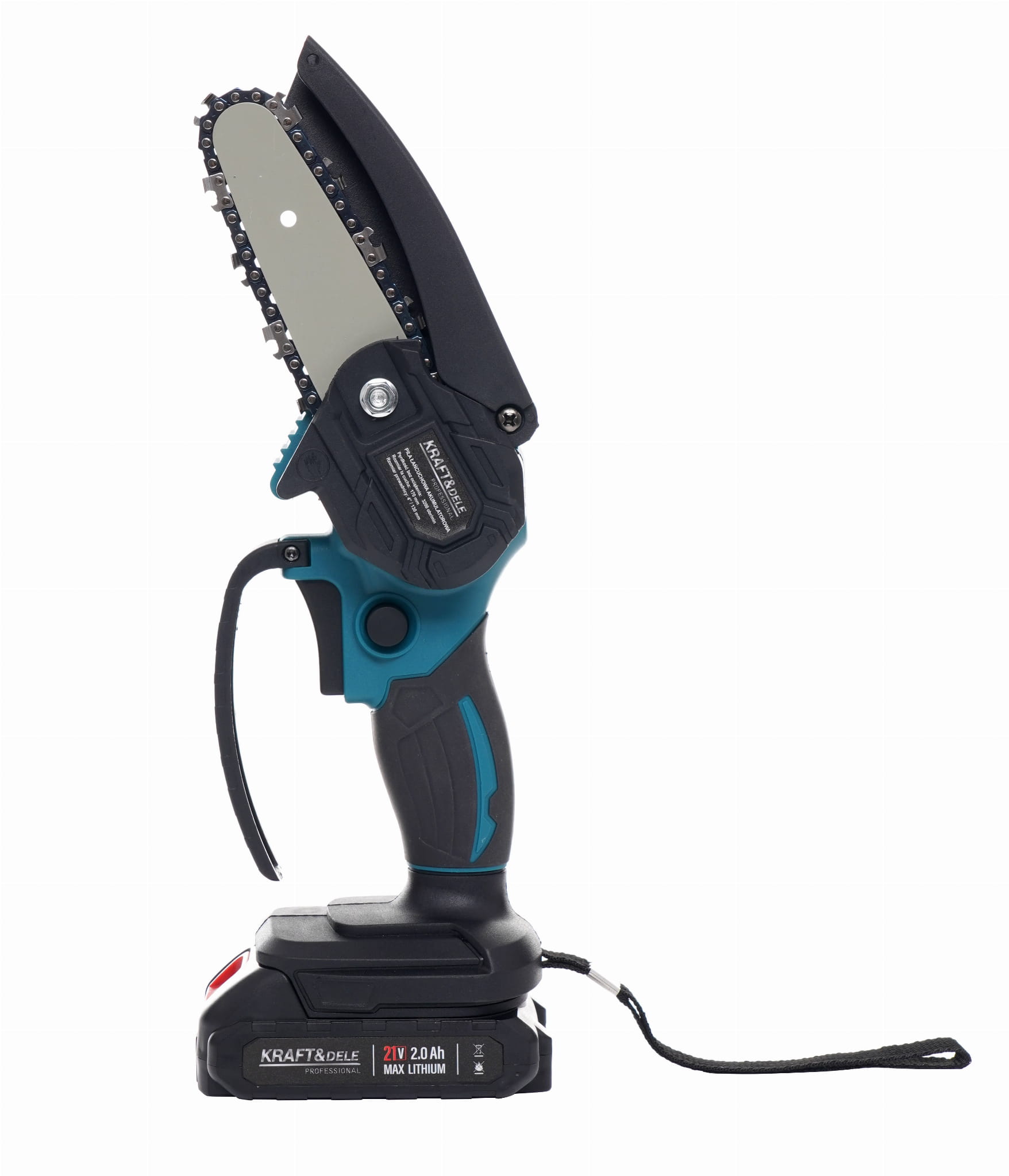 Akumuliatorinis grandininis genėjimo pjūklas 21V 4"