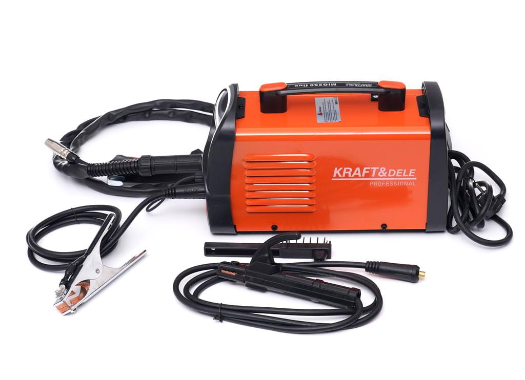 Suvirinimo pusautomatis be dujų MIG / MMA / LIFT TIG 3in1 250A KRAFT&DELE KD1875