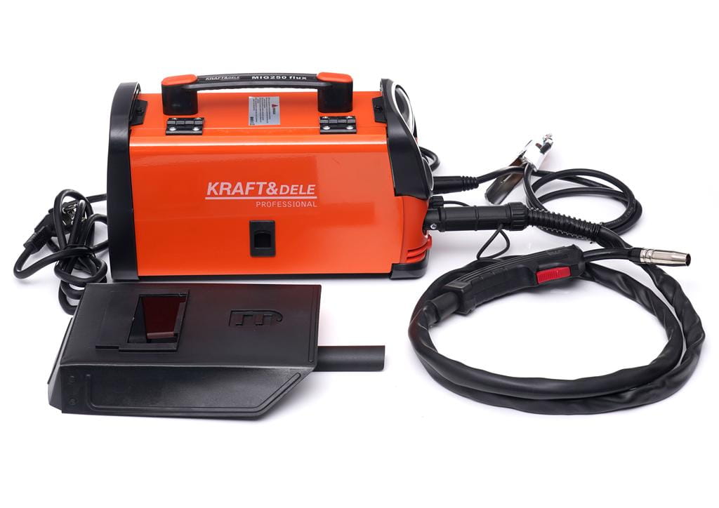 Suvirinimo pusautomatis be dujų MIG / MMA / LIFT TIG 3in1 250A KRAFT&DELE KD1875