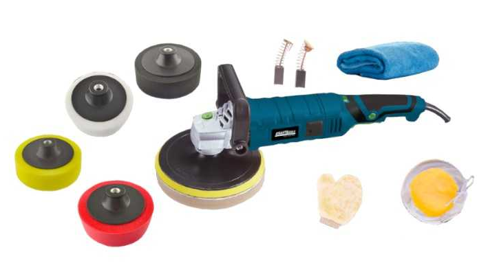 Poliravimo mašinėlės komplektas 2600W 180 mm KRAFT&DELE KD3079