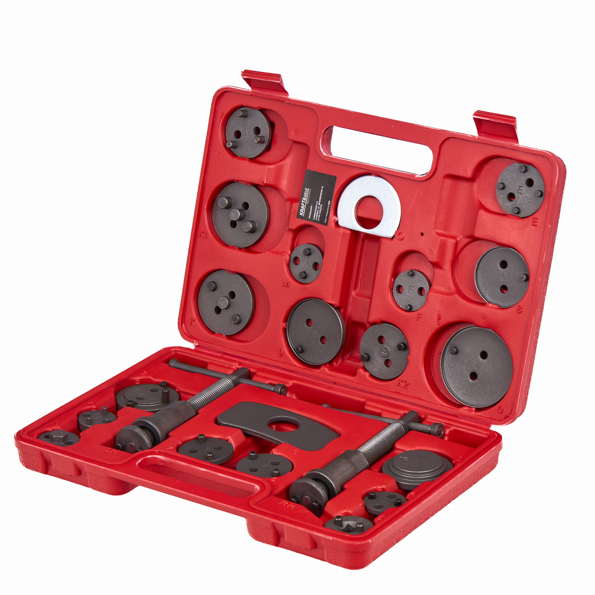 Stabdžių suportų sustumėjų rinkinys 22 vnt. WDS2210 su kairiniu ir dešininiu sriegiu.