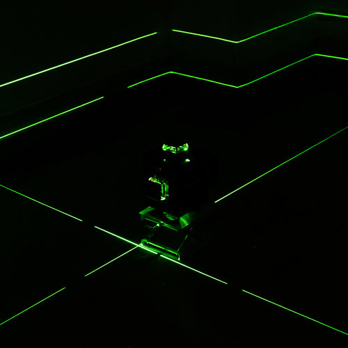 Lazerinis nivelyras 360° su 16 linijų ir žaliu spinduliu