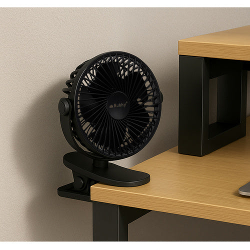 Belaidis ventiliatorius 360° 1200mAh USB -C