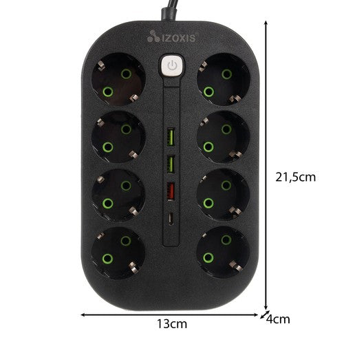 Prailginimo laidas, ilgiklis su USB ir USB-C prievadais