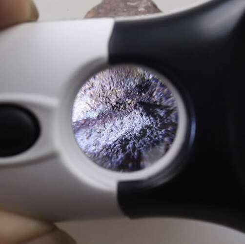 Padidinimo stiklas Lupa 3x/8x, 70mm su LED apšvietimu