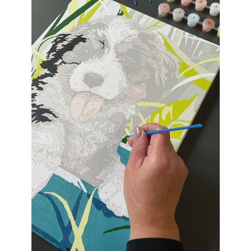 Tapyba pagal skaičius - Šuo 40X30CM