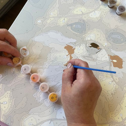 Tapyba pagal skaičius - Lapė 40X50CM