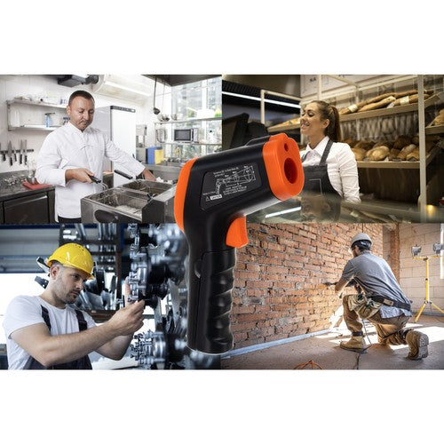 Bekontaktis skaitmeninis lazerinis termometras - Bigstren 550c