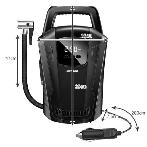 Automobilinis oro kompresorius 12V 10 Bar