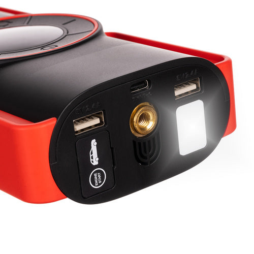 Automobilio užvedėjas, boosteris su kompresorium 12V 10000mAh 800A.