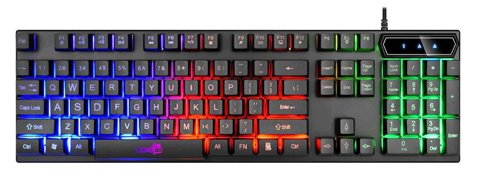 RGB klaviatūra žaidimams