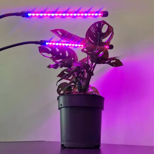 LED lempa augalų augimui 2x20