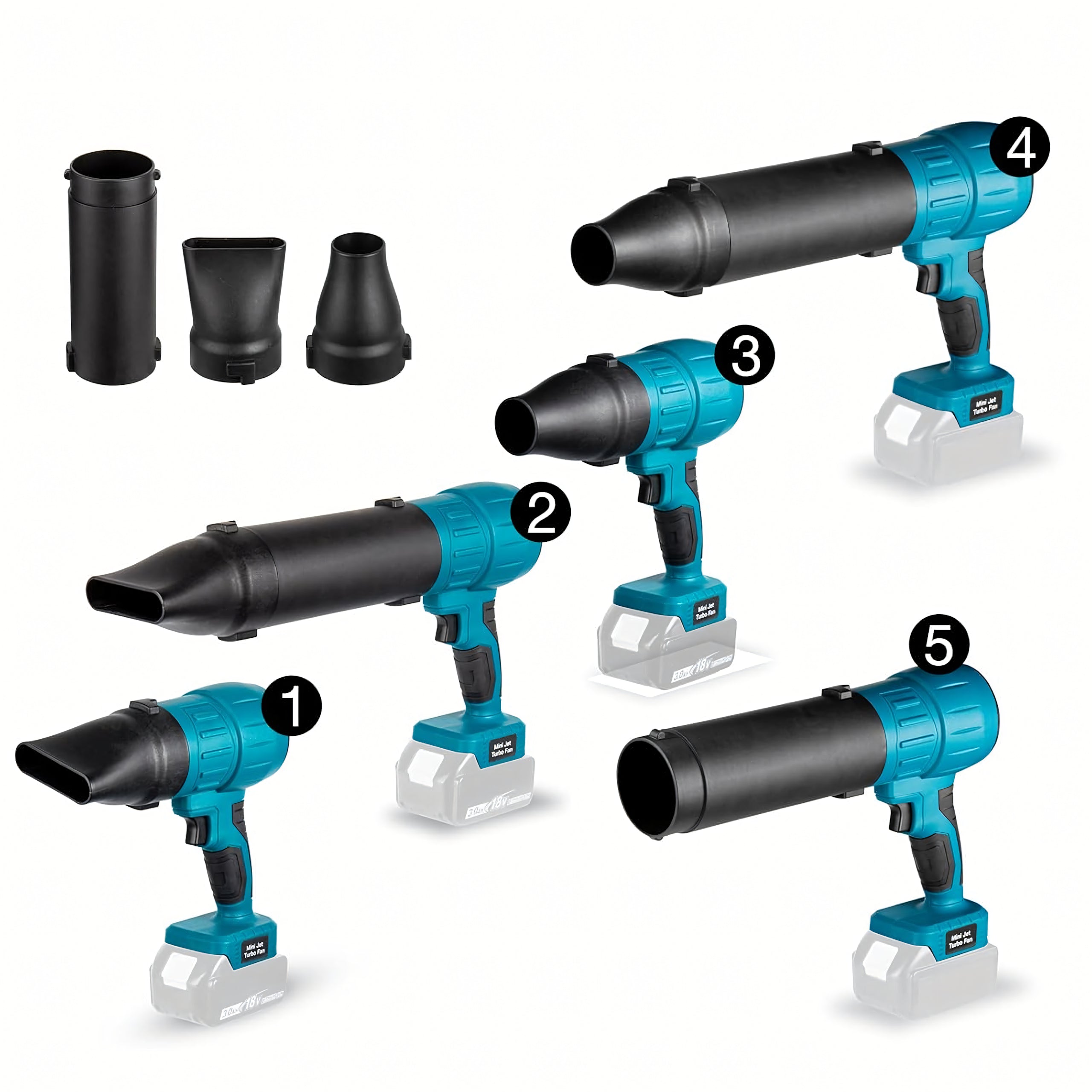 Akumuliatorinis pūstuvas 21V 400w su adapteriu ir 2 akumuliatoriais