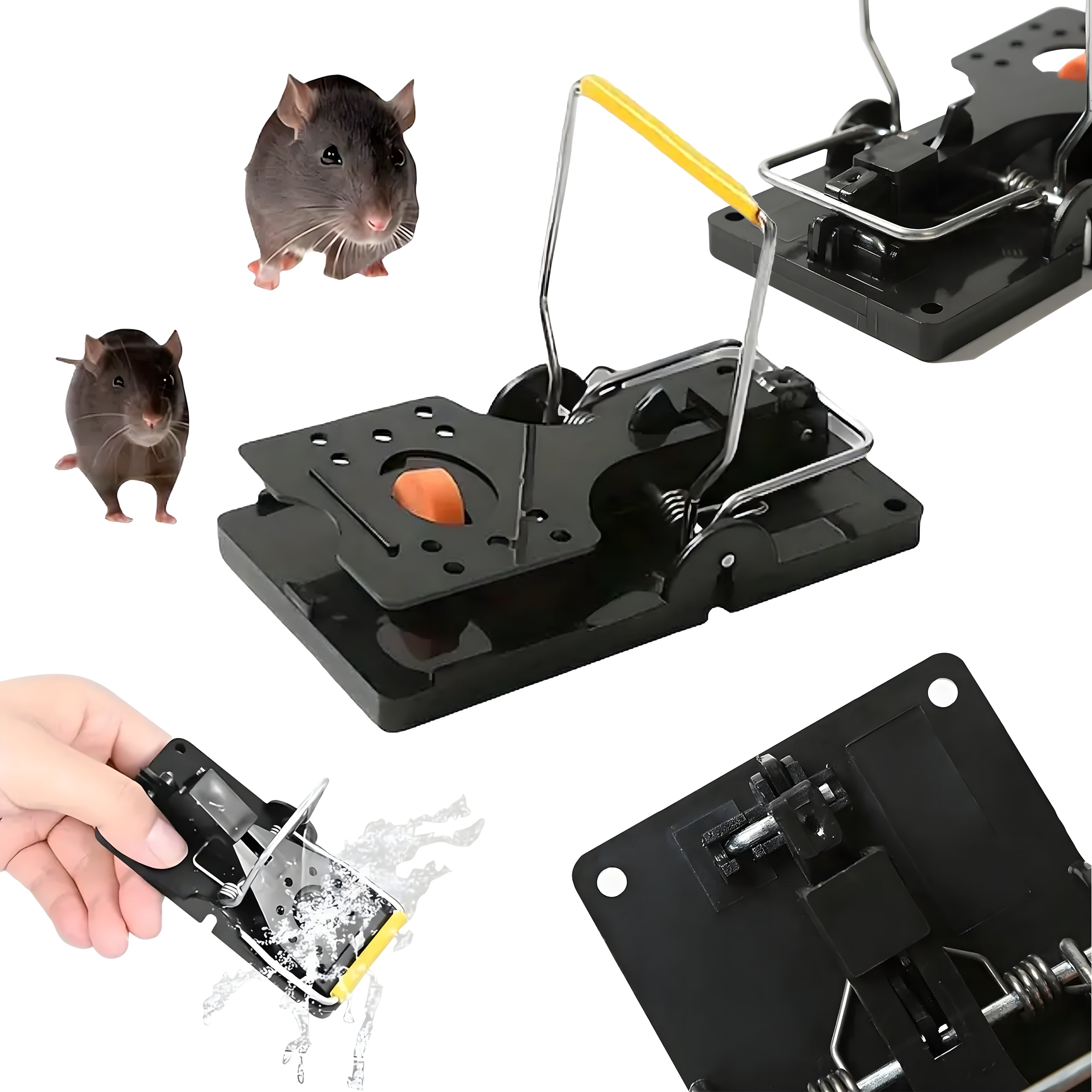 Pelėkautai gaudyklė žiurkėms, pelėms ir graužikams, 4vnt