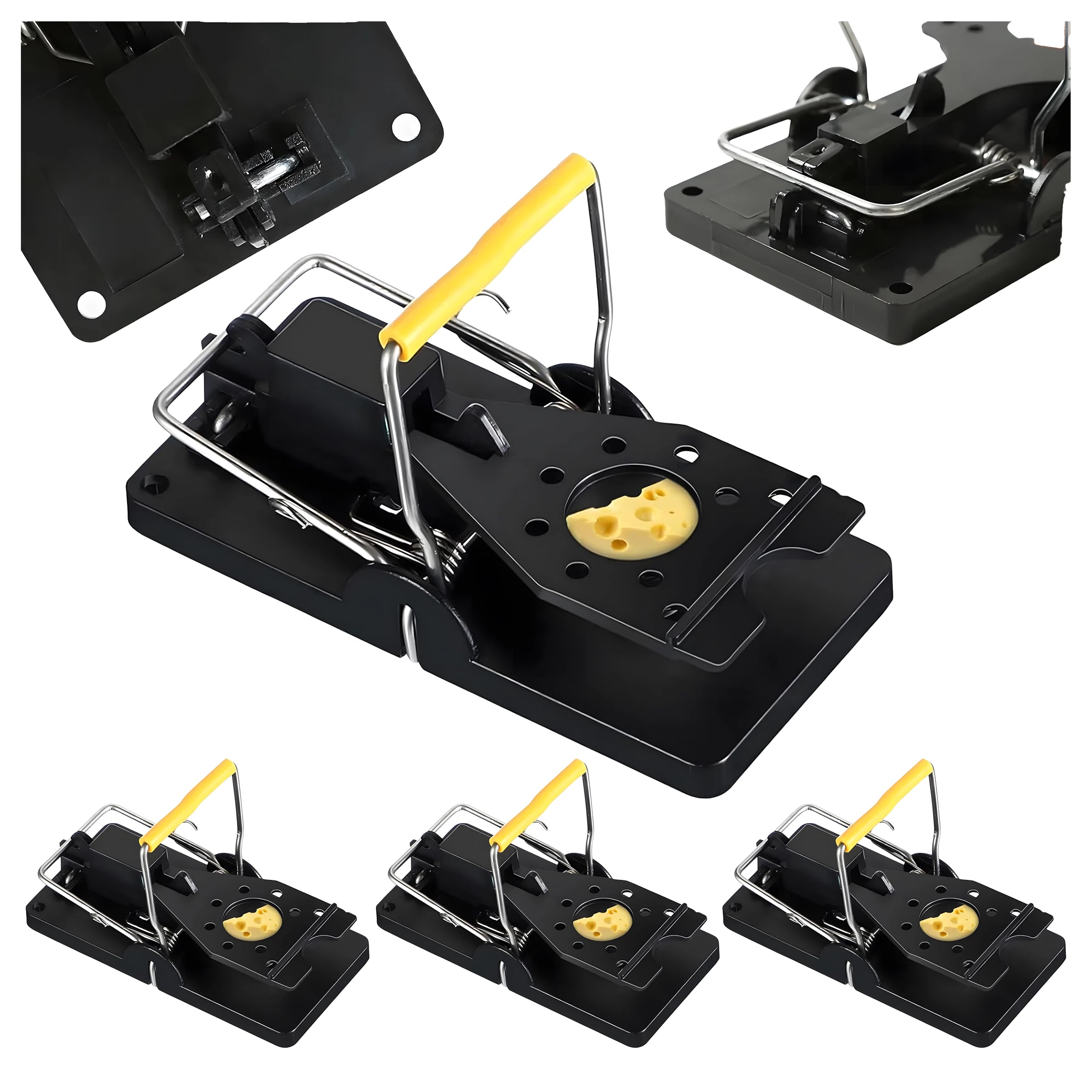 Pelėkautai, gaudyklė žiurkėms, pelėms ir graužikams, 4vnt.