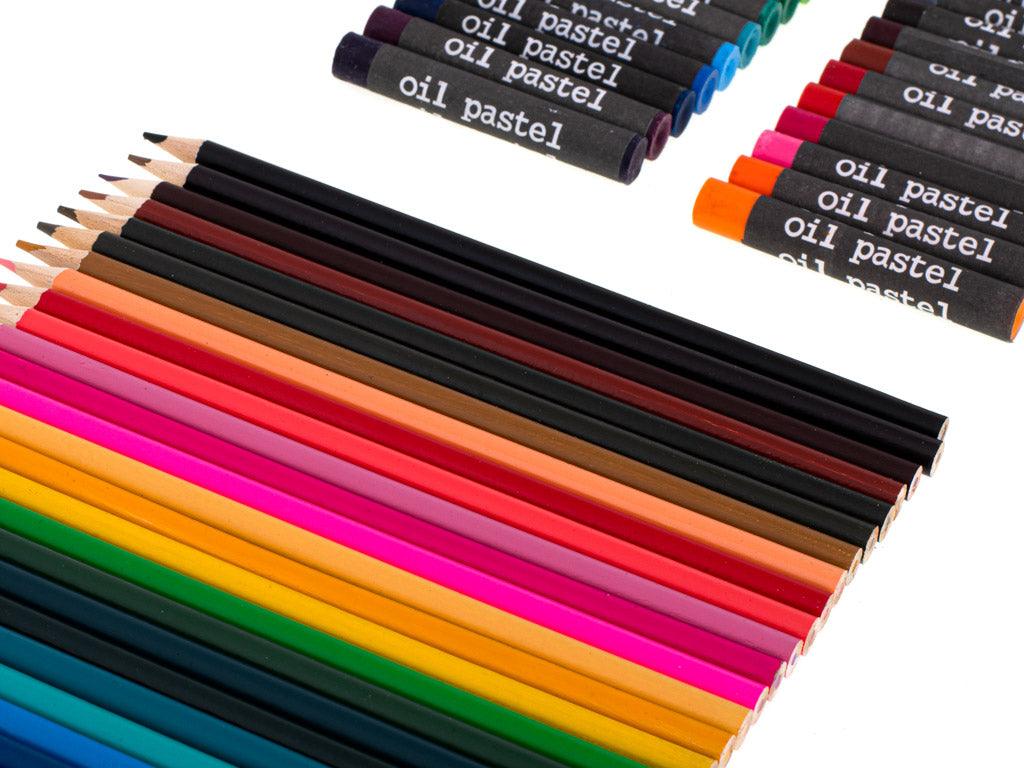 Piešimo rinkinys 145 vnt lagamine - Piki