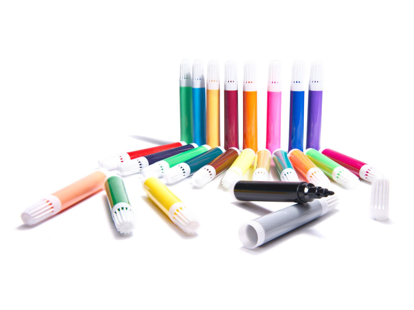 Piešimo rinkinys 86 vnt. lagamine rožinės spalos