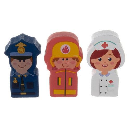 Medinės kaladėlės - miestas 100 vnt.