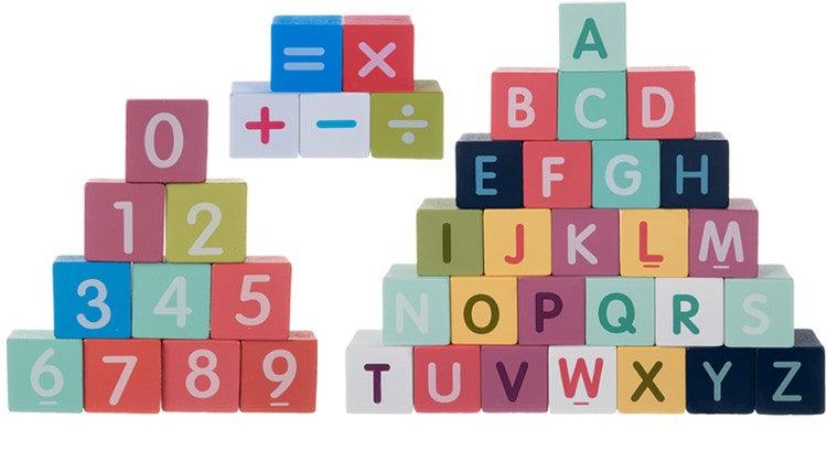 Medinės kaladėlės - miestas 100 vnt.