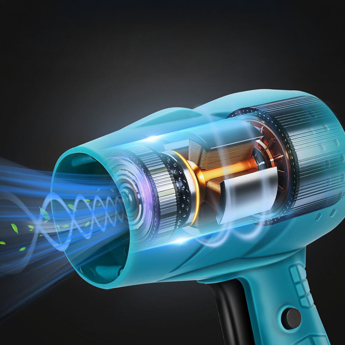 Akumuliatorinis pūstuvas 21V 400w su 2 akumuliatoriais