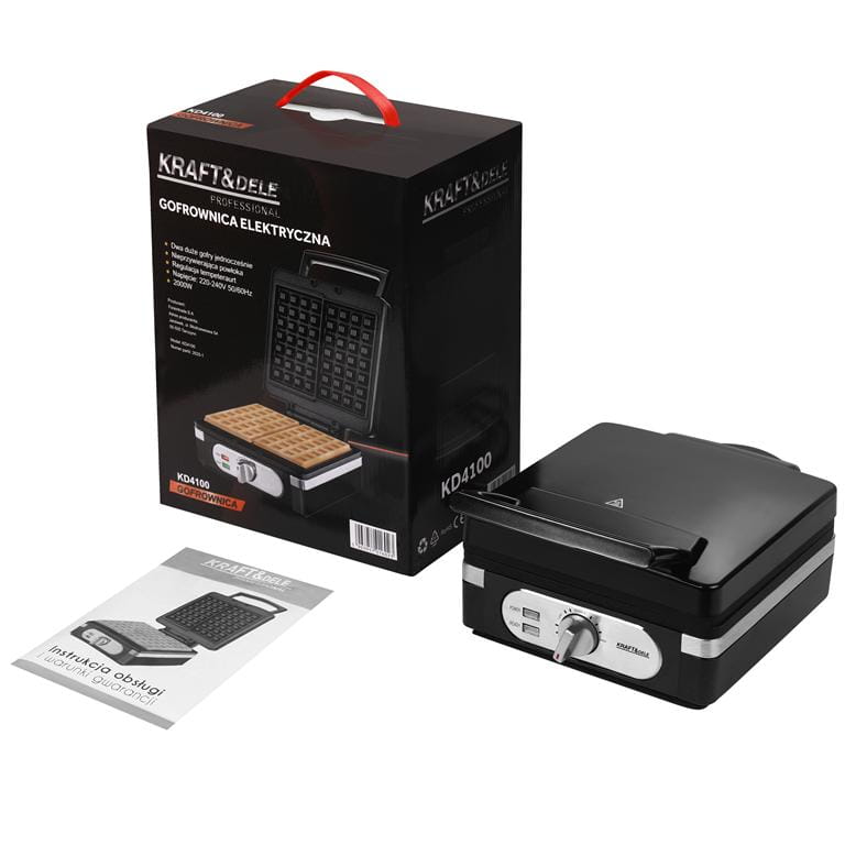 Vaflių keptuvė - vaflinė 2000W KRAFT&DELE KD4100