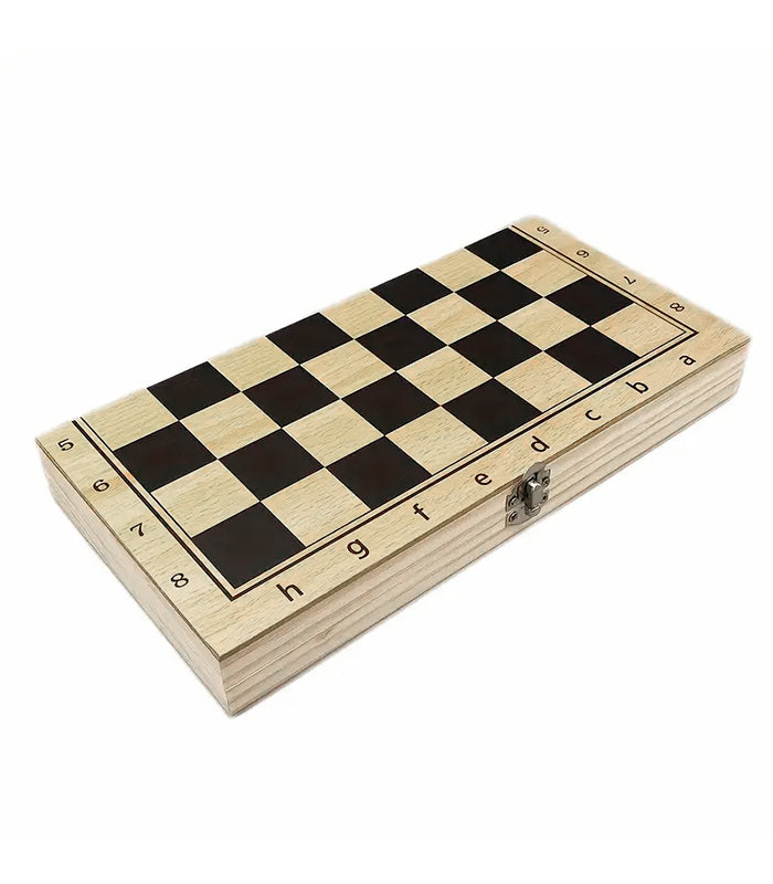 Stalo žaidimų rinkinys 3in1: šachmatai, šaškės, nardai