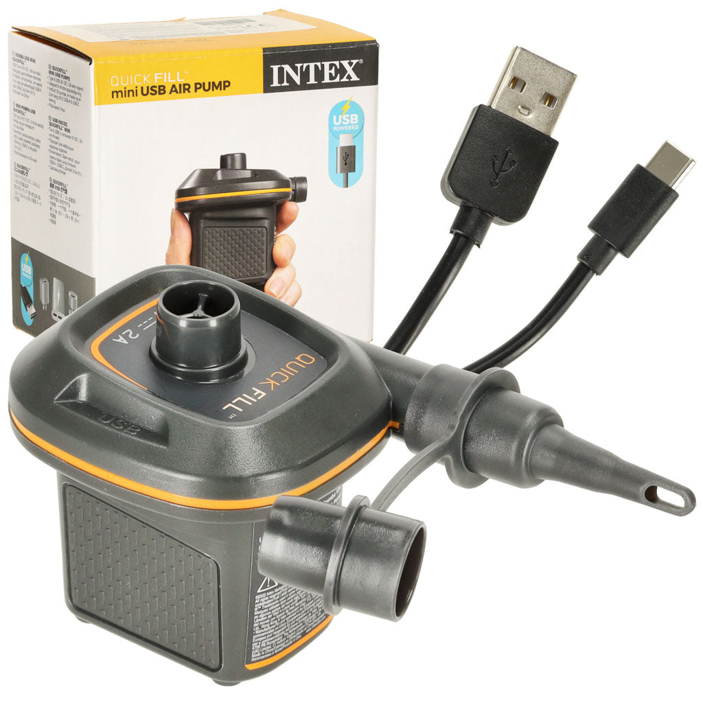 Intex Quickfill 12V/230V avec pompe à air à batterie Intex Quickfill 12V/230V avec pompe à air à batterie