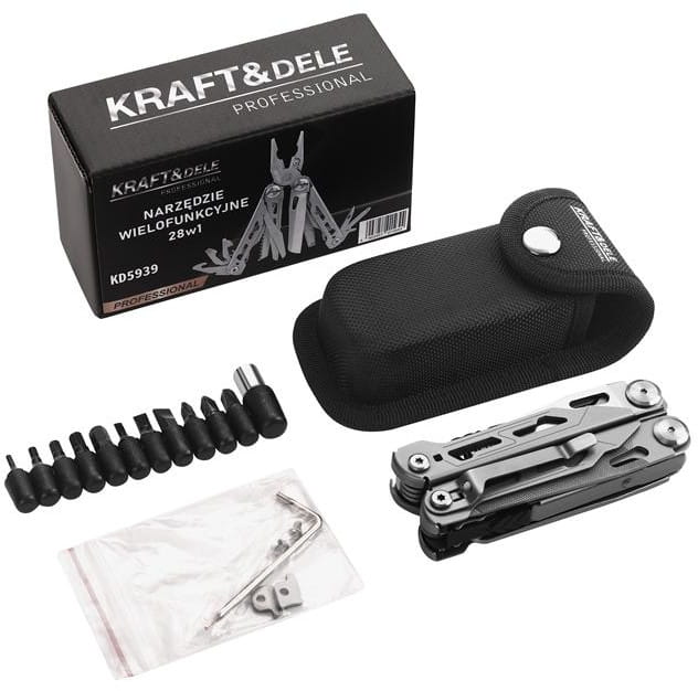 Daugiafunkcinis įrankis, replės 28in1, KRAFT&DELE KD5939