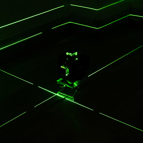 Lazerinis nivelyras 360° su 16 linijų ir žaliu spinduliu