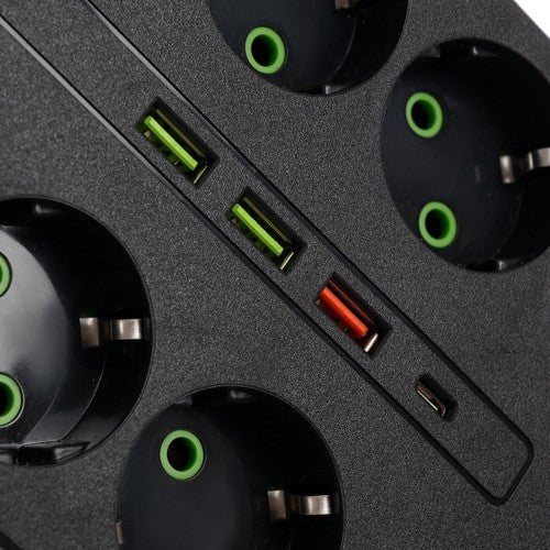 Prailginimo laidas, ilgiklis su USB ir USB-C prievadais